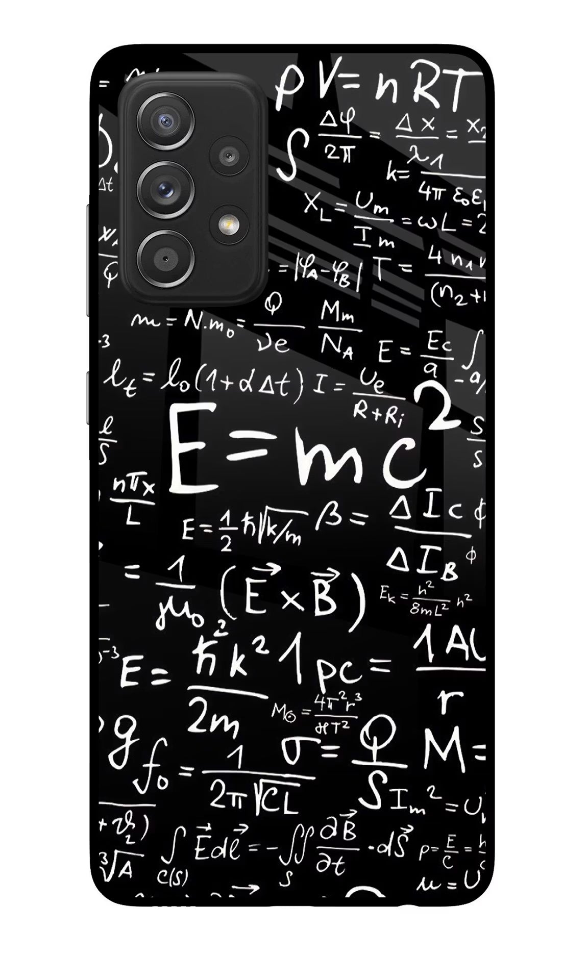 Physics Formula Samsung A52/A52s 5G Glass Case Back Cover by Casekaro