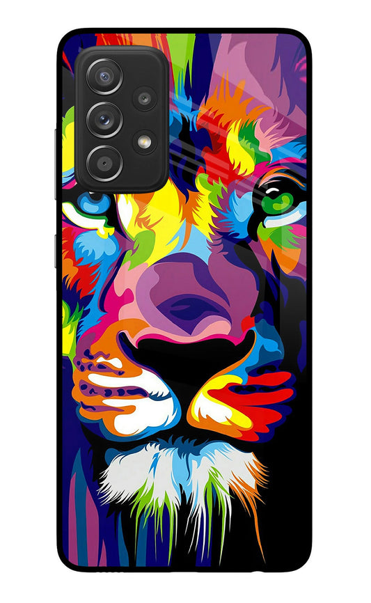 Lion Samsung A52/A52s 5G Glass Case