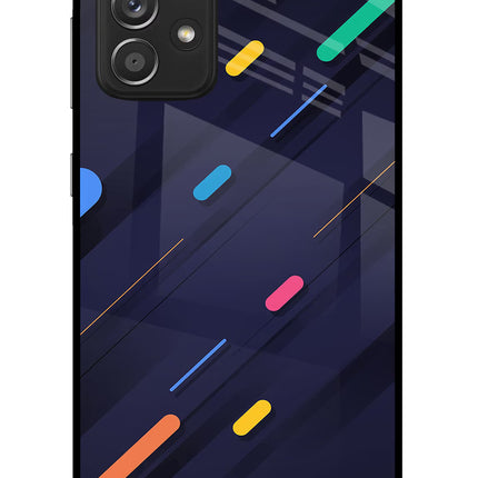 Abstract Design Samsung A52/A52s 5G Glass Case Back Cover by Casekaro