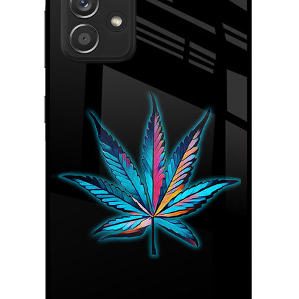 Weed Samsung A52/A52s 5G Glass Case Back Cover by Casekaro