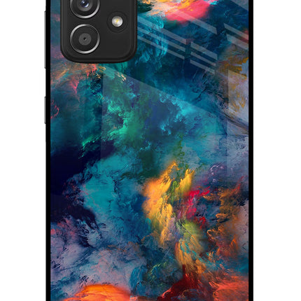 Artwork Paint Samsung A52/A52s 5G Glass Case Back Cover by Casekaro