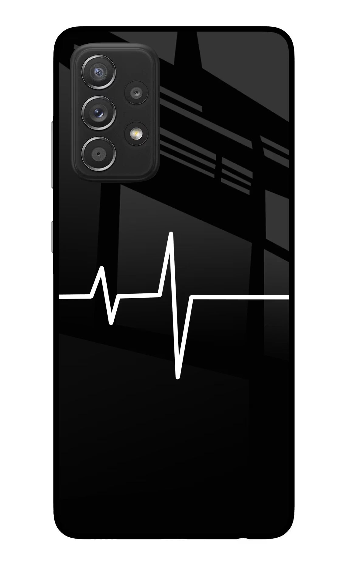 Heart Beats Samsung A52/A52s 5G Glass Case Back Cover by Casekaro