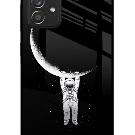 Moon Space Samsung A52/A52s 5G Glass Case Back Cover by Casekaro