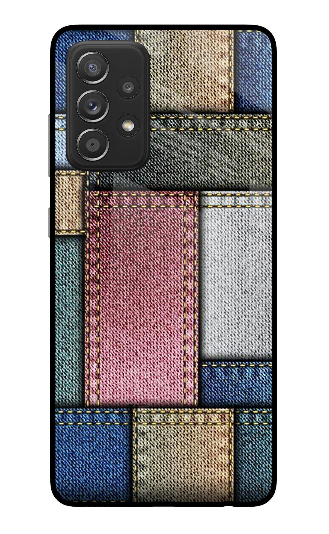 Multicolor Jeans Samsung A52/A52s 5G Back Cover
