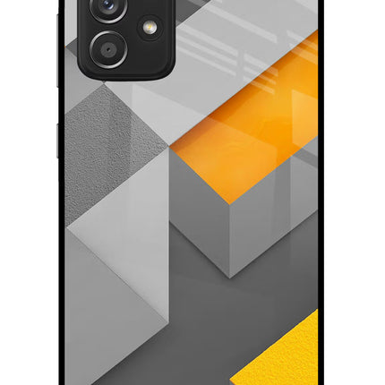 Abstract Samsung A52/A52s 5G Glass Case Back Cover by Casekaro