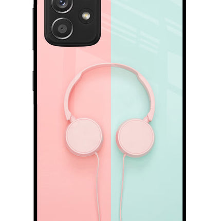 Music Lover Samsung A52/A52s 5G Glass Case Back Cover by Casekaro