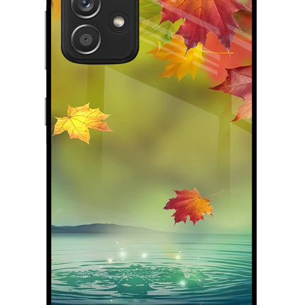 Flowers Samsung A52/A52s 5G Glass Case Back Cover by Casekaro