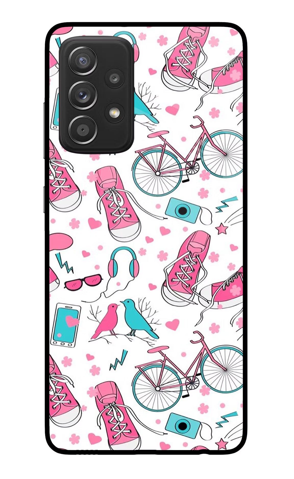 Artwork Samsung A52/A52s 5G Glass Case Back Cover by Casekaro