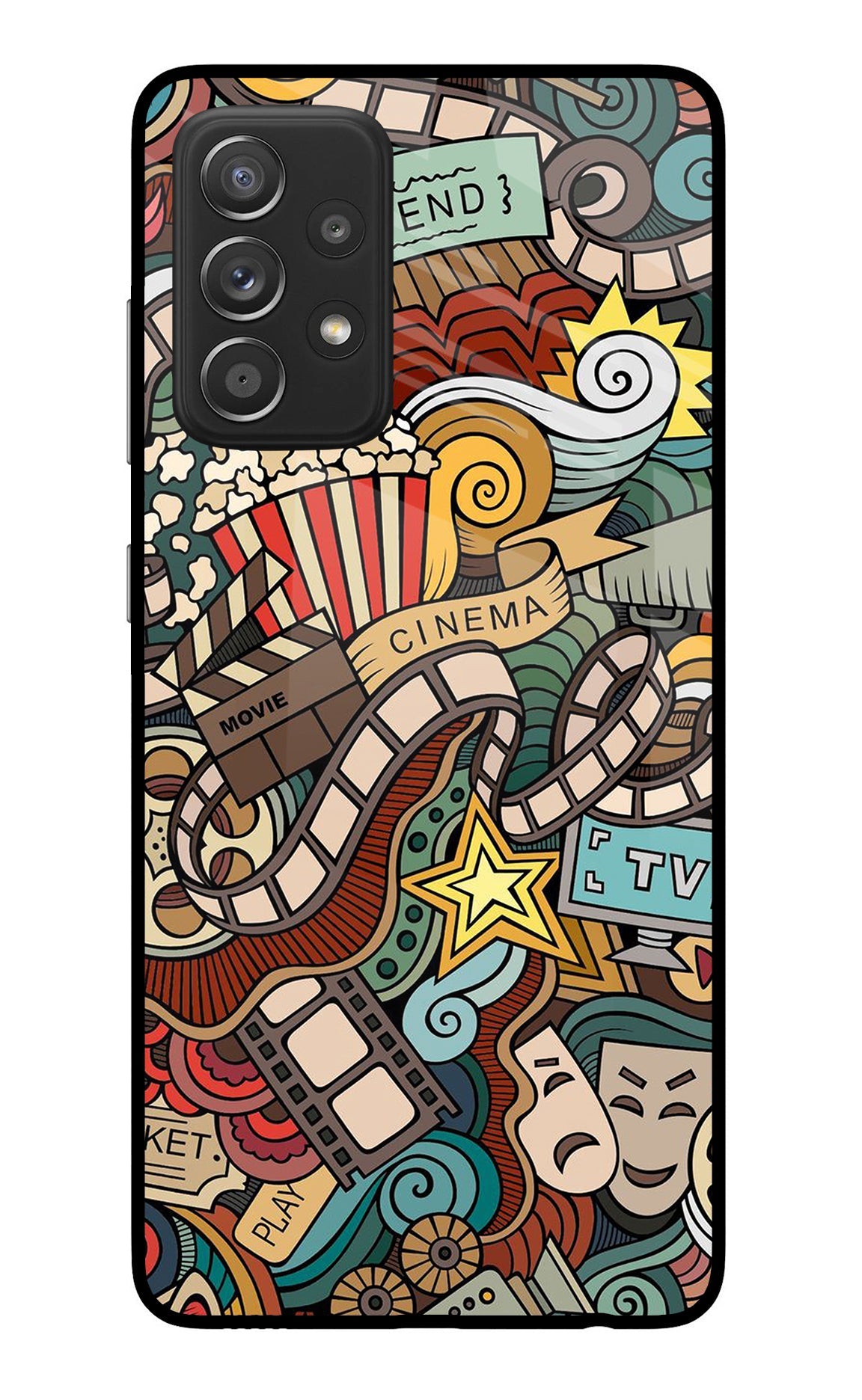 Cinema Abstract Samsung A52/A52s 5G Back Cover