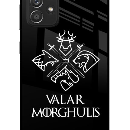 Valar Morghulis | Game Of Thrones Samsung A52/A52s 5G Glass Case Back Cover by Casekaro