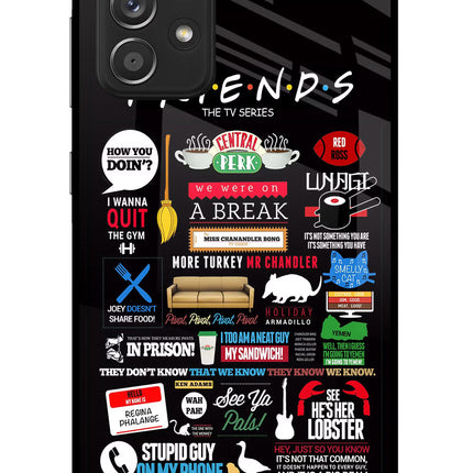 FRIENDS Samsung A52/A52s 5G Glass Case Back Cover by Casekaro