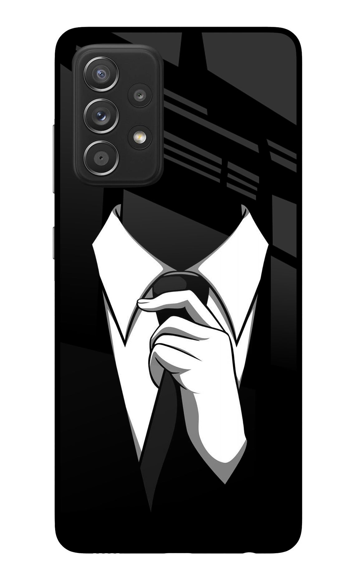Black Tie Samsung A52/A52s 5G Glass Case