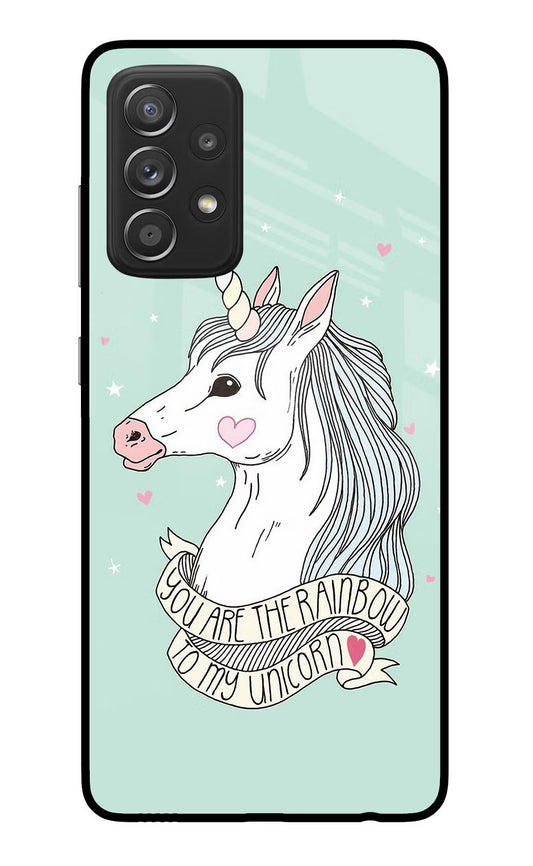 Unicorn Wallpaper Samsung A52/A52s 5G Glass Case