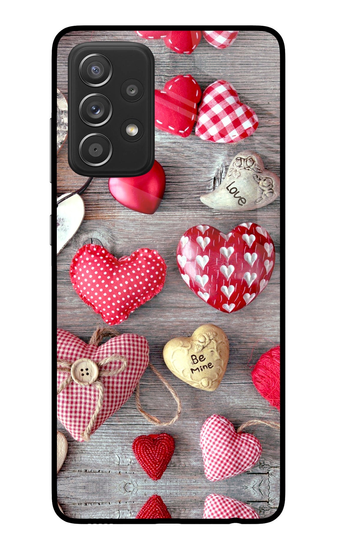 Love Wallpaper Samsung A52/A52s 5G Glass Case