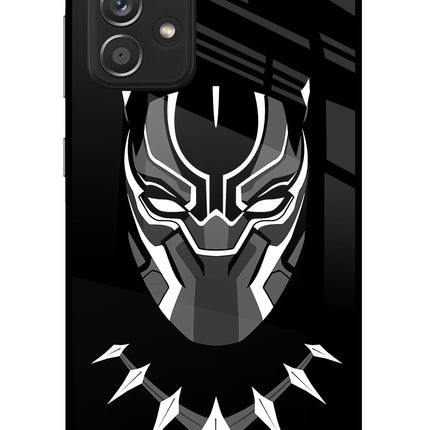 Black Panther Samsung A52/A52s 5G Glass Case Back Cover by Casekaro