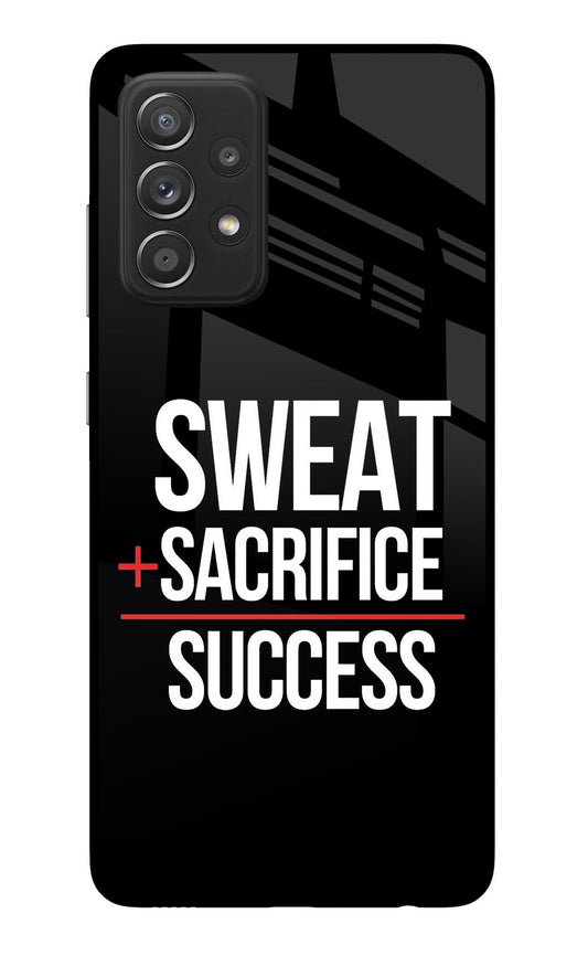Sweat Sacrifice Success Samsung A52/A52s 5G Glass Case