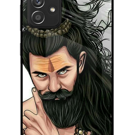 Mahadev Samsung A52/A52s 5G Glass Case Back Cover by Casekaro