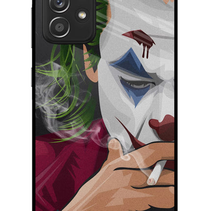 Joker Smoking Samsung A52/A52s 5G Glass Case Back Cover by Casekaro