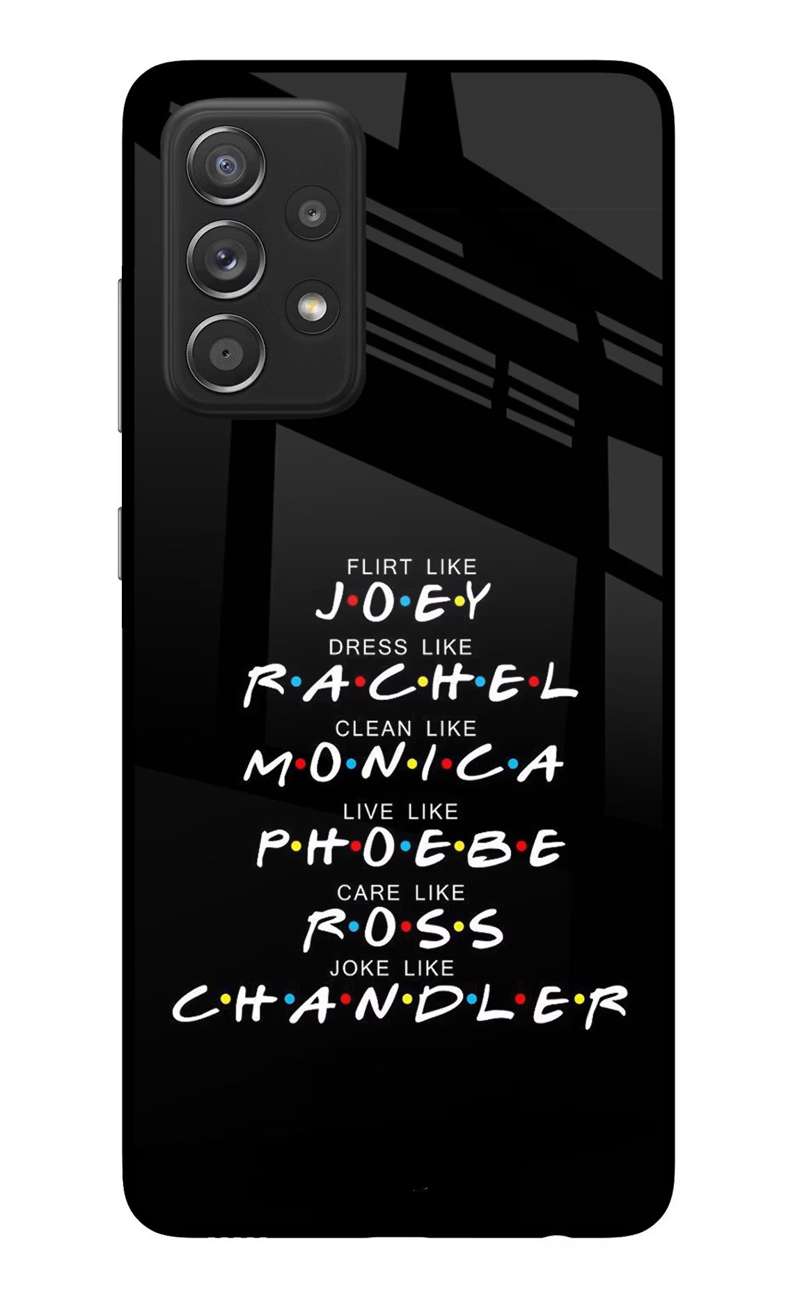 FRIENDS Character Samsung A52/A52s 5G Glass Case