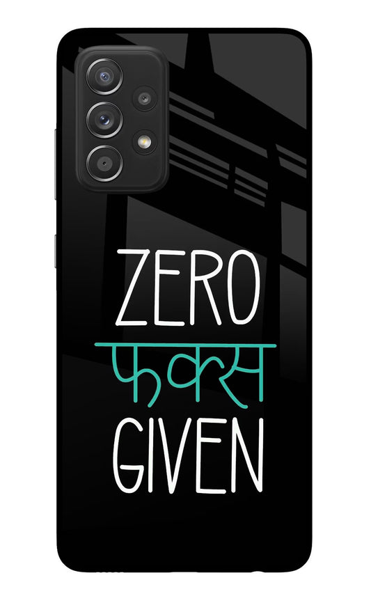 Zero Fucks Given Samsung A52/A52s 5G Glass Case