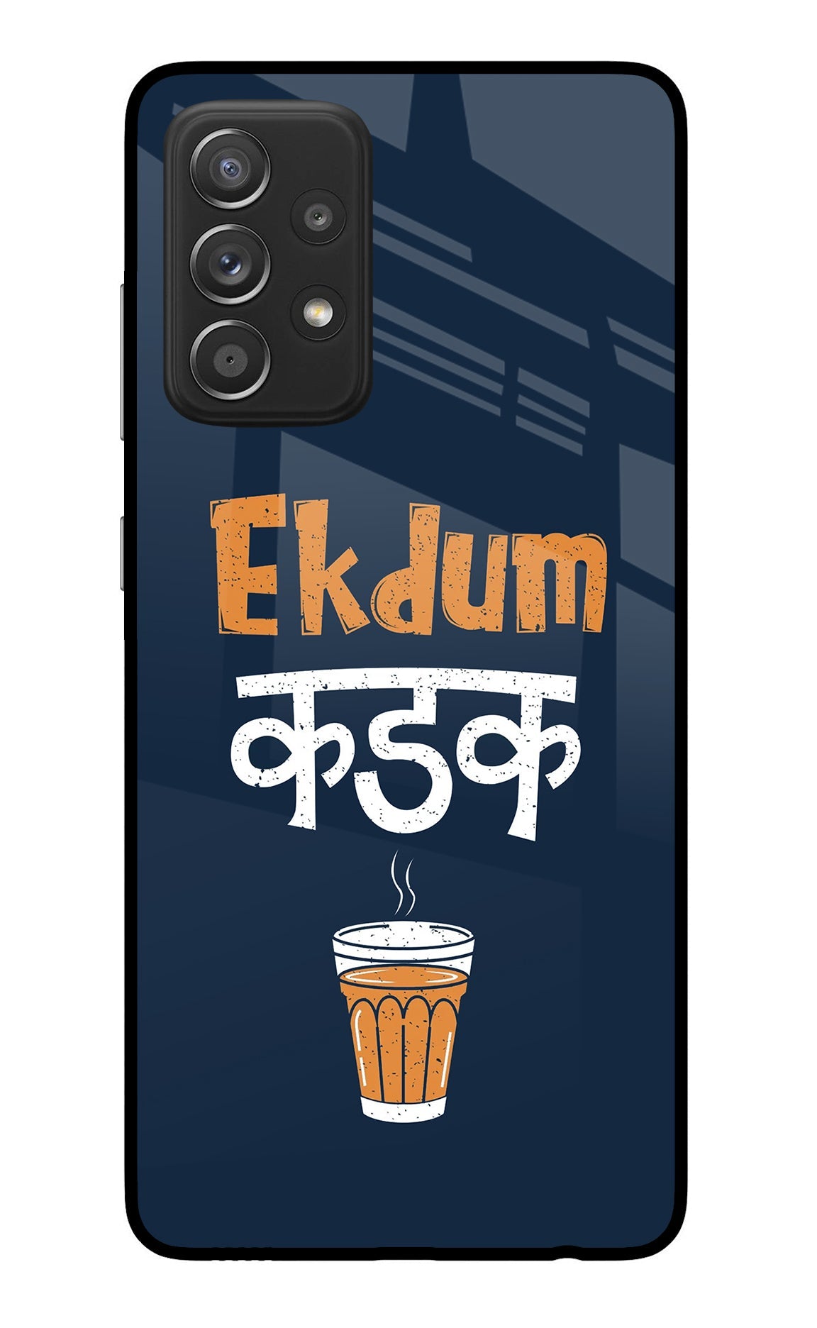 Ekdum Kadak Chai Samsung A52/A52s 5G Glass Case