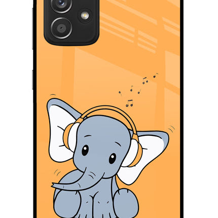 High On Music Samsung A52/A52s 5G Glass Case Back Cover by Casekaro