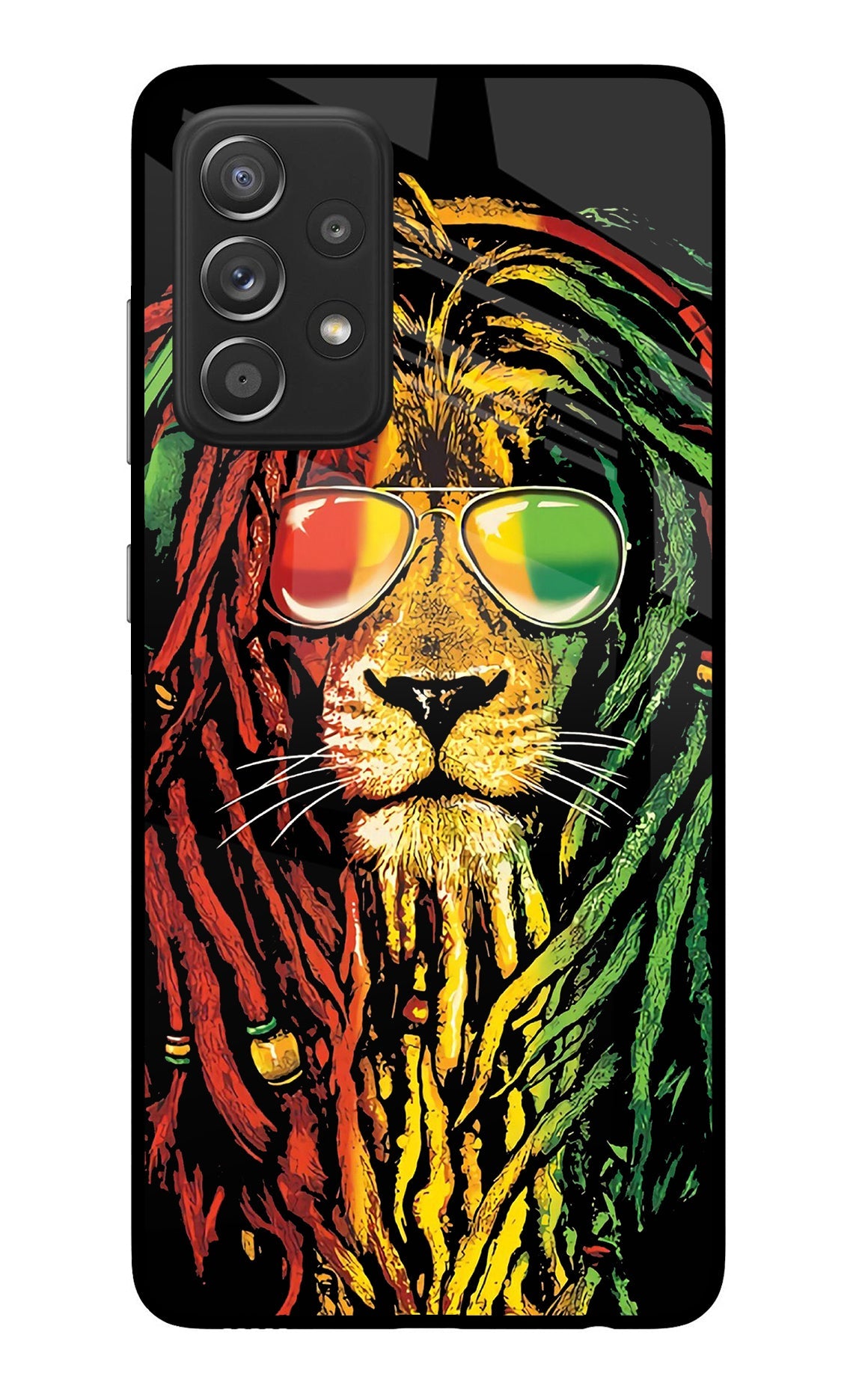 Rasta Lion Samsung A52/A52s 5G Glass Case