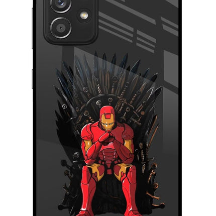 Ironman Throne Samsung A52/A52s 5G Glass Case Back Cover by Casekaro