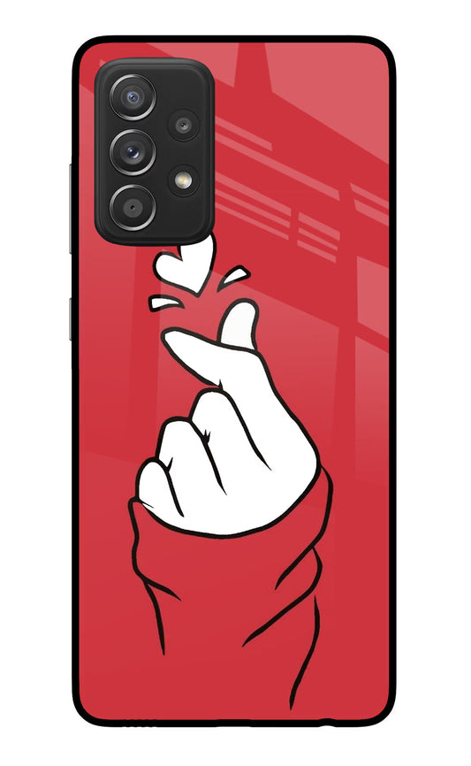 Korean Love Sign Samsung A52/A52s 5G Glass Case