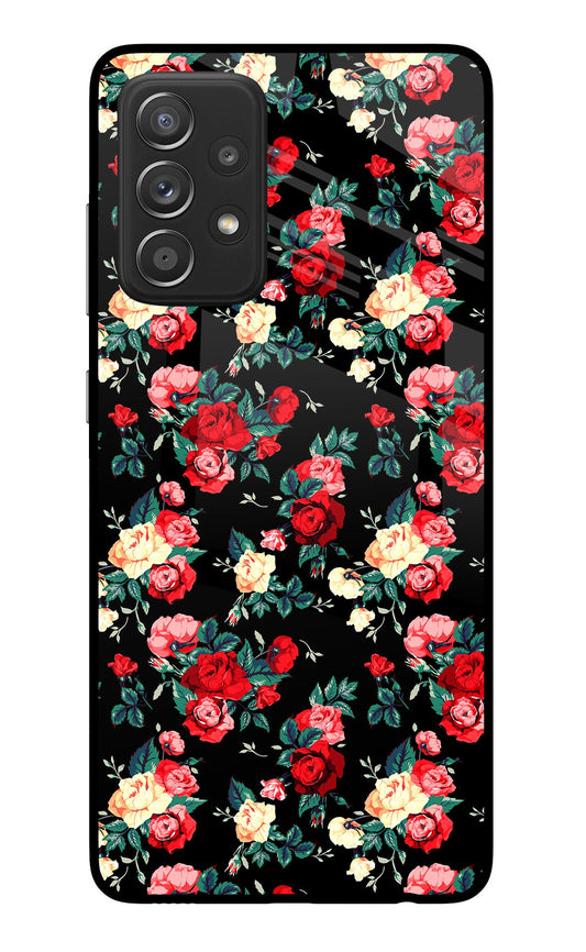 Rose Pattern Samsung A52/A52s 5G Glass Case