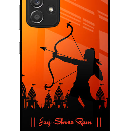 Lord Ram - 4 Samsung A52/A52s 5G Glass Case Back Cover by Casekaro