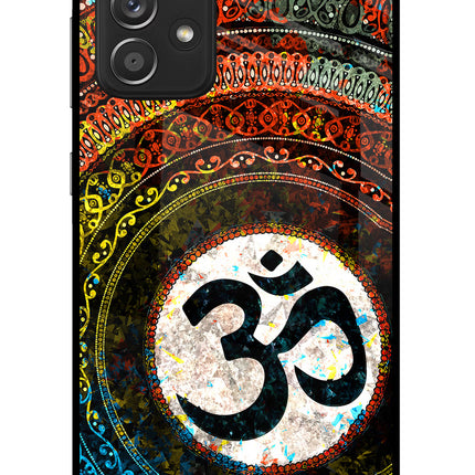 Om Cultural Samsung A52/A52s 5G Glass Case Back Cover by Casekaro