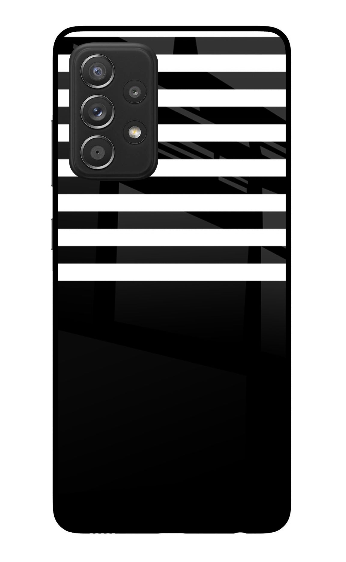 Black and White Print Samsung A52/A52s 5G Glass Case