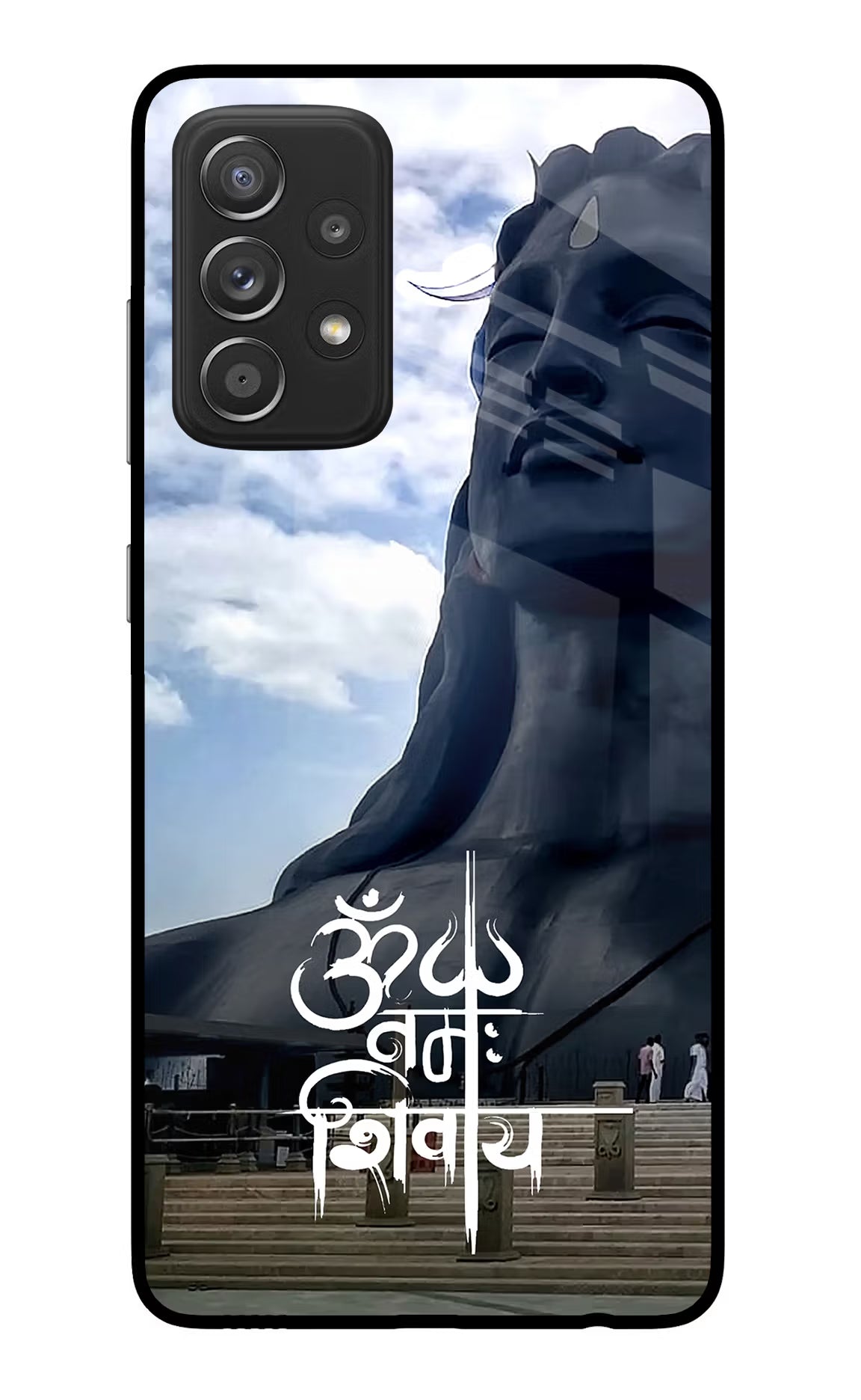 Om Namah Shivay Samsung A52/A52s 5G Glass Case Back Cover by Casekaro