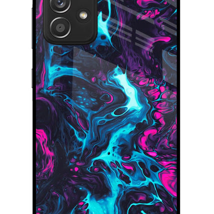 Abstract Samsung A52/A52s 5G Glass Case Back Cover by Casekaro