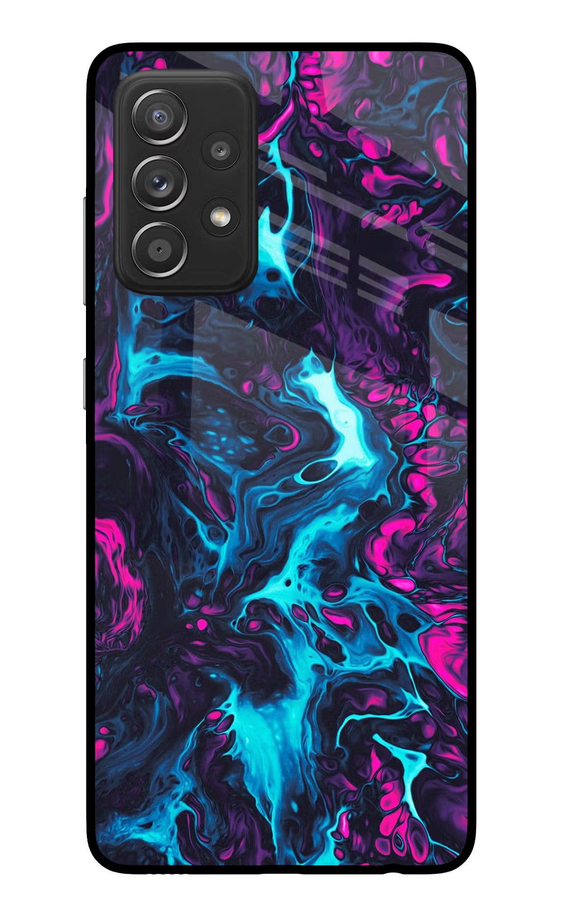 Abstract Samsung A52/A52s 5G Glass Case Back Cover by Casekaro