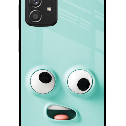 Funny Cartoon Samsung A52/A52s 5G Glass Case Back Cover by Casekaro