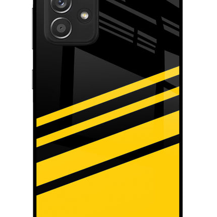 Yellow Shades Samsung A52/A52s 5G Glass Case Back Cover by Casekaro