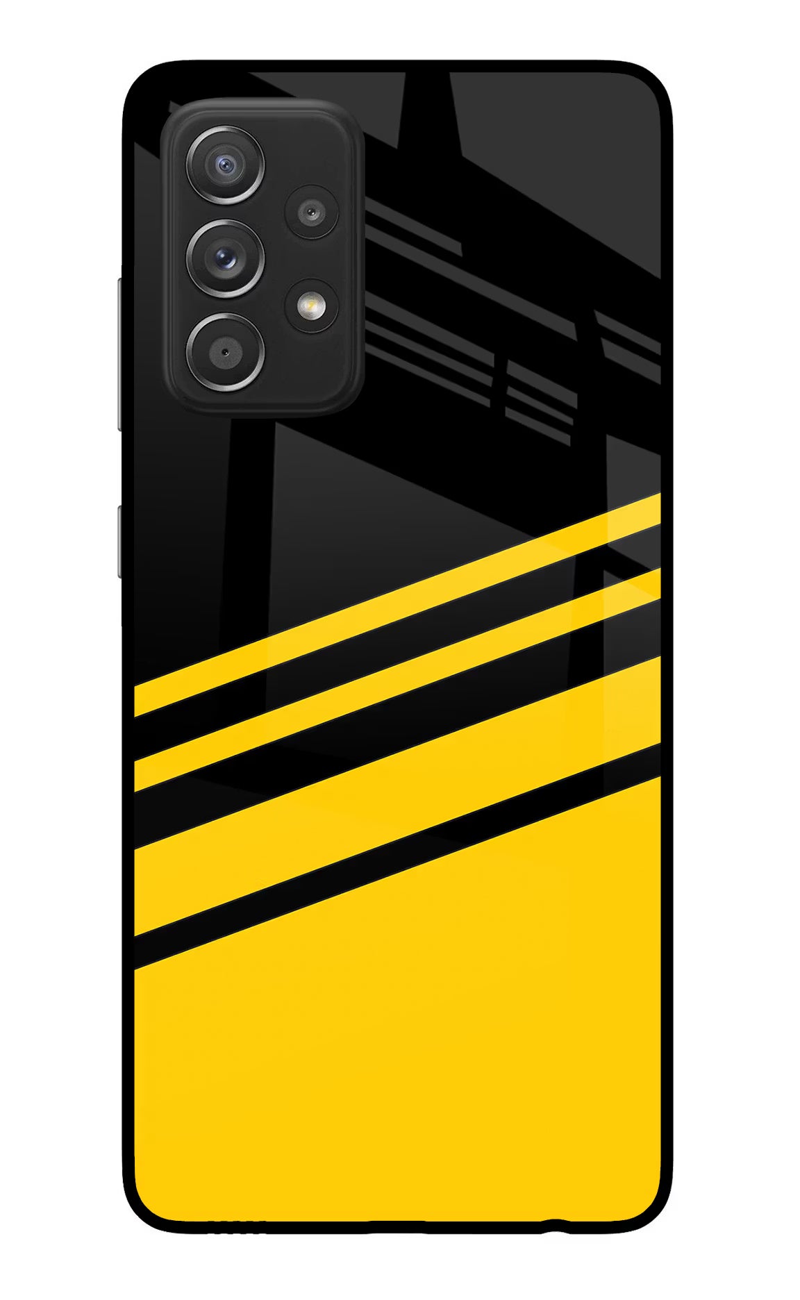 Yellow Shades Samsung A52/A52s 5G Glass Case Back Cover by Casekaro
