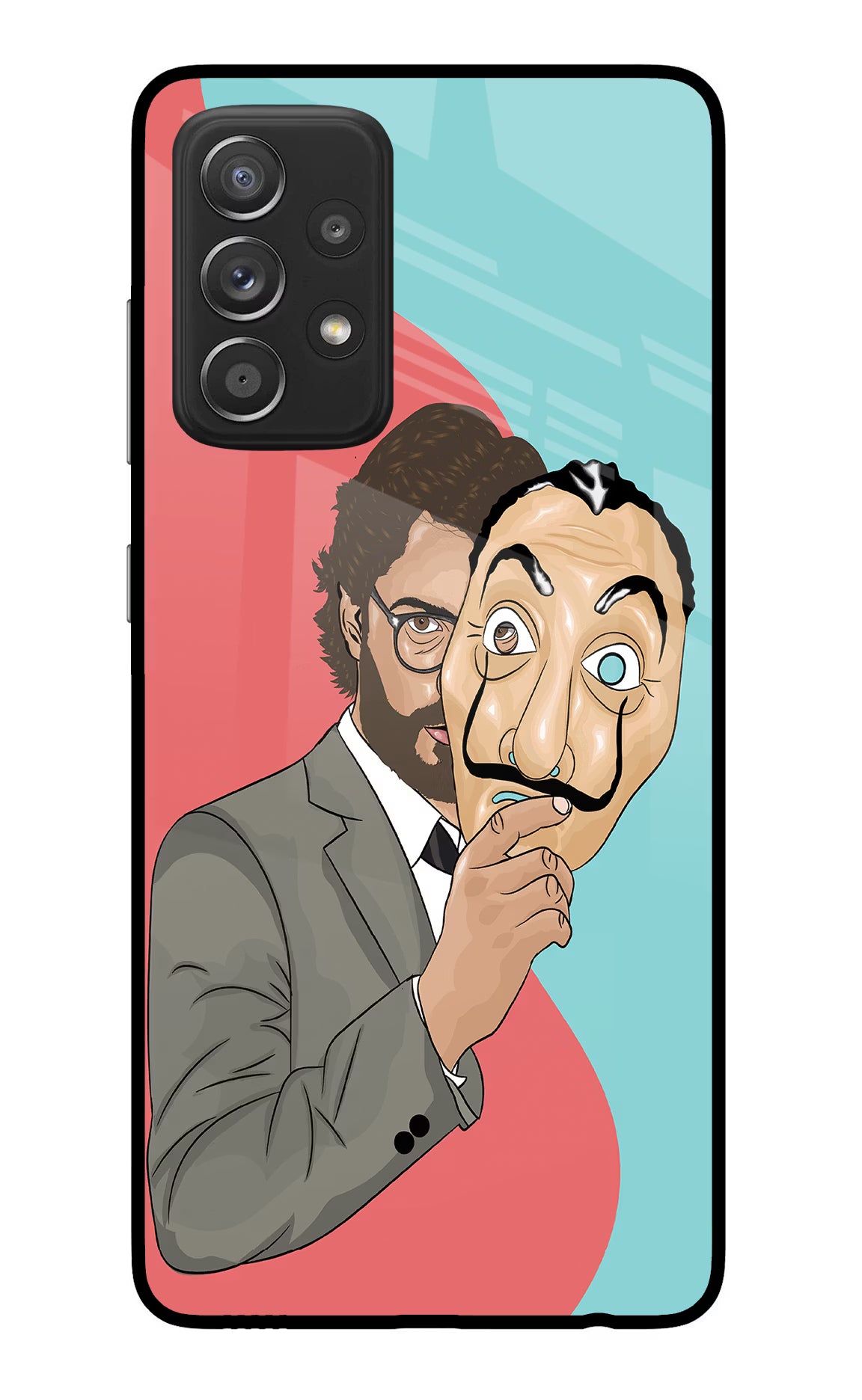 Professor Samsung A52/A52s 5G Glass Case Back Cover by Casekaro