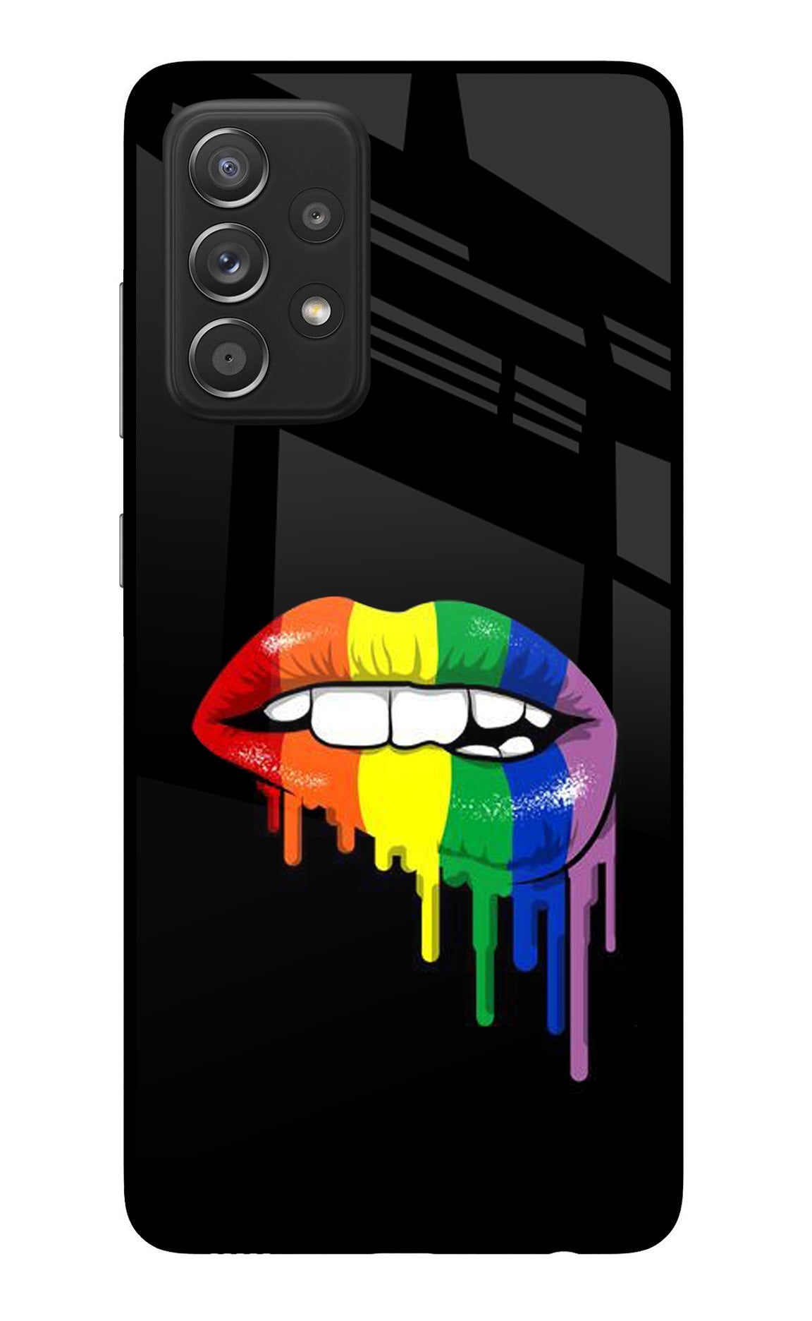 Lips Biting Samsung A52/A52s 5G Glass Case