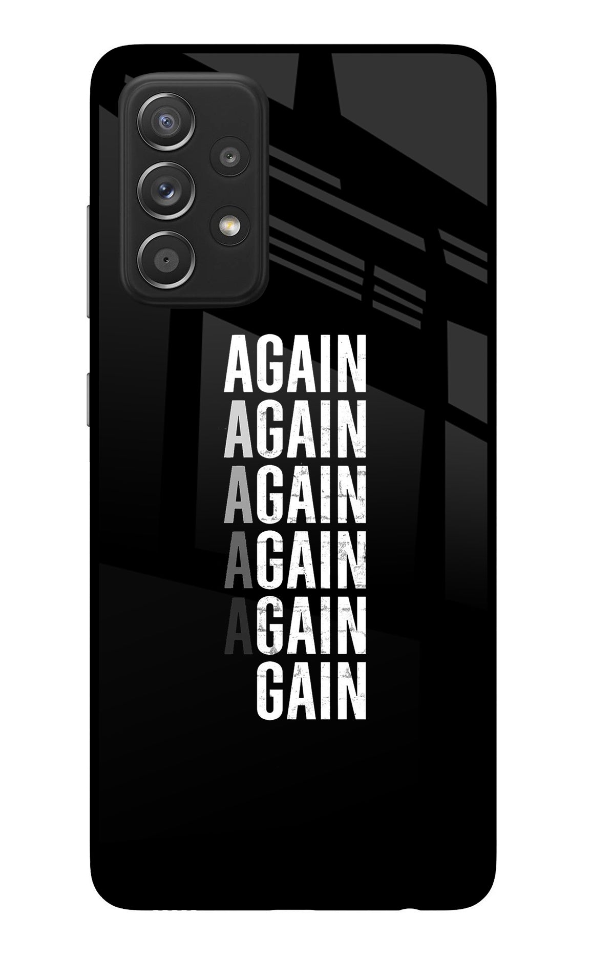 Again Again Gain Samsung A52/A52s 5G Glass Case