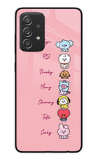 BTS names Samsung A52/A52s 5G Glass Case