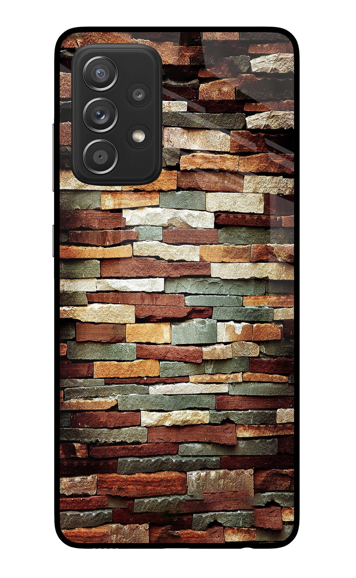 Bricks Pattern Samsung A52/A52s 5G Back Cover