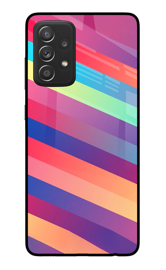 Stripes color Samsung A52/A52s 5G Glass Case