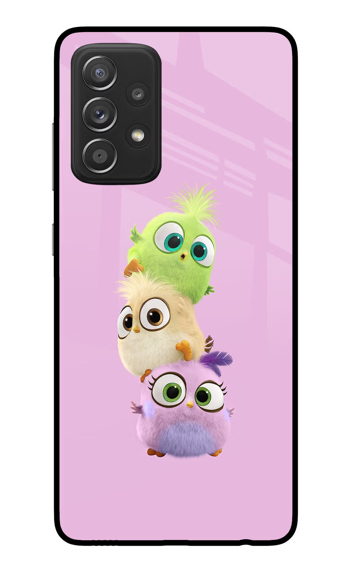 Cute Little Birds Samsung A52/A52s 5G Glass Case Back Cover by Casekaro