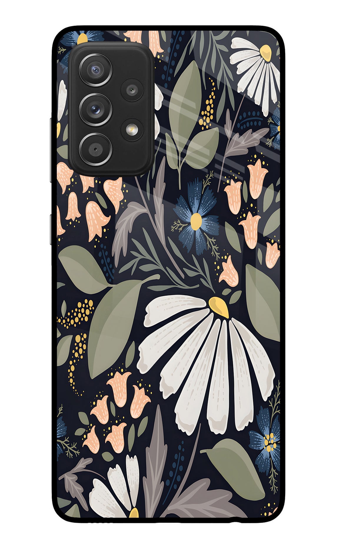 Flowers Art Samsung A52/A52s 5G Back Cover