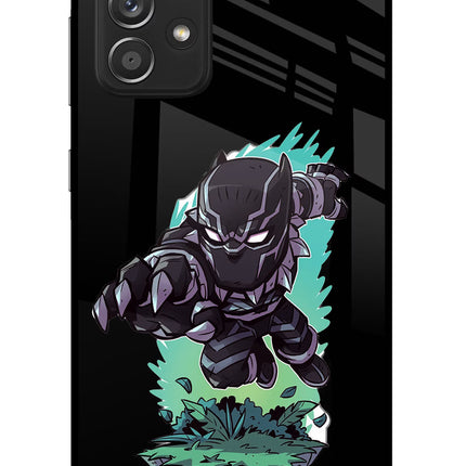 Black Panther Samsung A52/A52s 5G Glass Case Back Cover by Casekaro