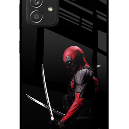 Deadpool Samsung A52/A52s 5G Glass Case Back Cover by Casekaro