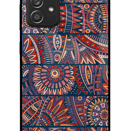 African Culture Design Samsung A52/A52s 5G Glass Case Back Cover by Casekaro